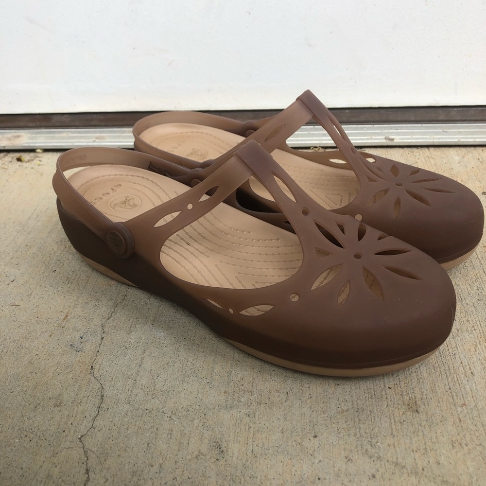 Croc Carlie Cut Out Clog Sz 10